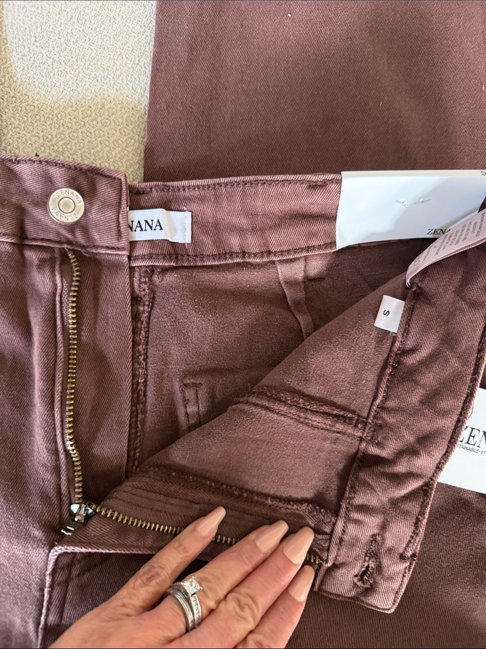 Zenana Outfitters Straight Leg Utility Pants - Picture 3 of 4